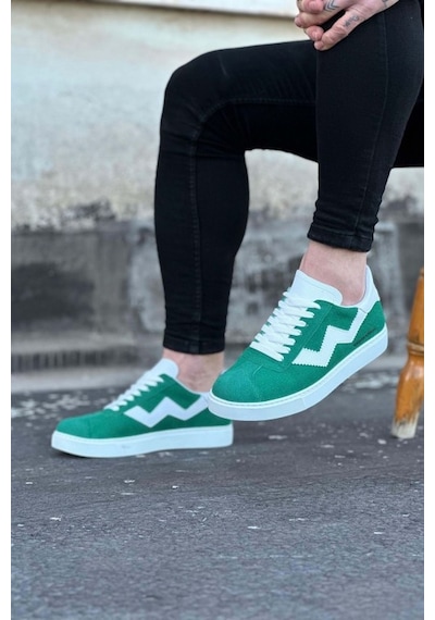 Xramburada 160 Yeşil Erkek Casual Ayakkabı Beyaz - Yeşil