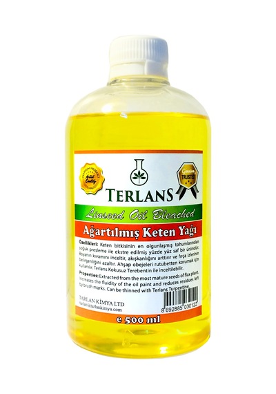 Terlans Yağlı Boya Seti Yardımcı Malzemeler 3 X 500 Ml