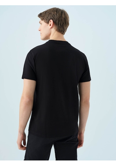 Loft Regular Fit Siyah Erkek T-shirt Lf2038646 Siyah