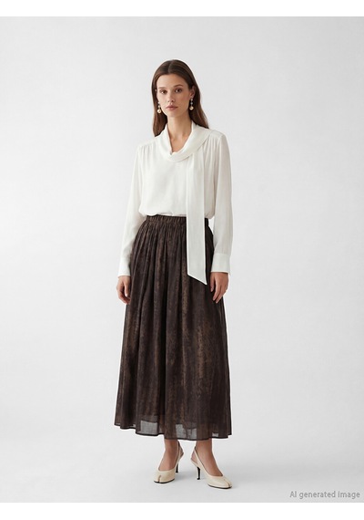 Lcw Modest Kahverengi Etek