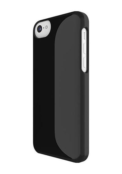 Apple Uyumlu iPhone Adopted 5c İle Lens Kılıf Parlak Siyah Aph12104