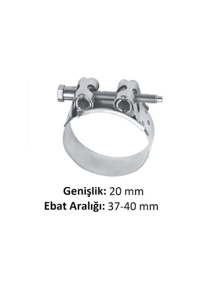 37 40 Ağır Hizmet Kelepçesi