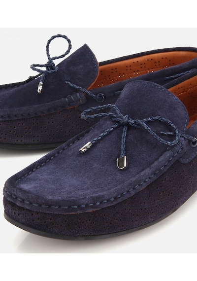 Hotiç Erkek Süet Deri Lacivert Delikli Günlük Loafer 02ayh319470a680 02ayh319470a680