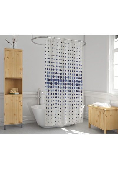 Zethome Evdy Banyo Duş Perdesi 4961 M. Tek Kanat 1x110x200 Çok Renkli