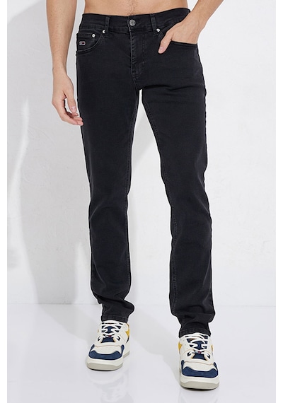Tommy Hilfiger Erkek Jean Siyah