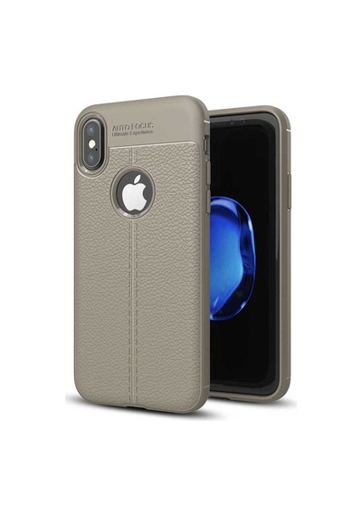 Apple Uyumlu iPhone X Kılıf Zore Niss Silikon Kapak Gri