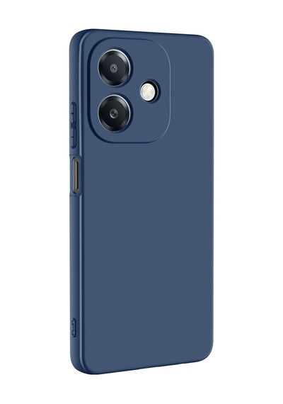 Oppo A3 Kılıf Yumuşak Silikon Kamera Korumalı Lansman Pazarplus Lila
