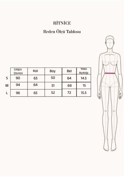 Ritnice Kadın Sage Penye %100 Pamuk Kancalı Pembe Uzun Kollu Örme Bluz