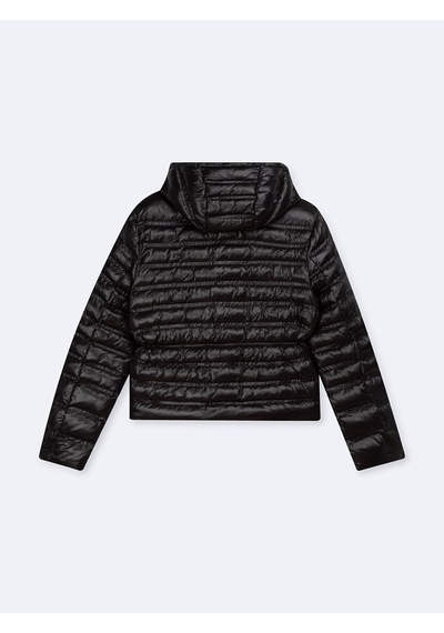LTB Regular Fit Şişme Kapüşonlu Siyah Mont
