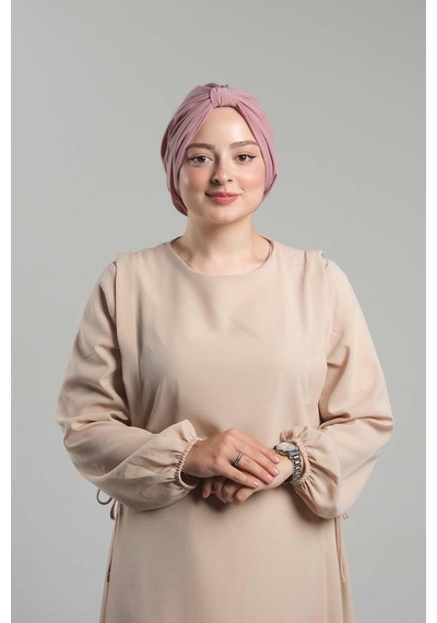 Hürrem Bone Pudra Pratik Hazır Geçmeli Tesettür Bone Sandy Pileli Salaş 2121 06 Pudra Hürrem Bone Pudra Pratik Hazır Geçmeli Tesettür Bone Sandy Pileli Salaş 2121 06 Pudra