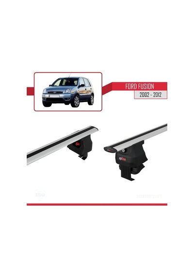 Ford Fusion 2002-2012 Arası İle Uyumlu Ace-4 Ara Atkı Tavan Barı Gri