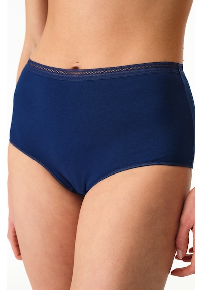 Penti Lacivert Easy Pamuklu Trim Yüksek Bel Slip Külot