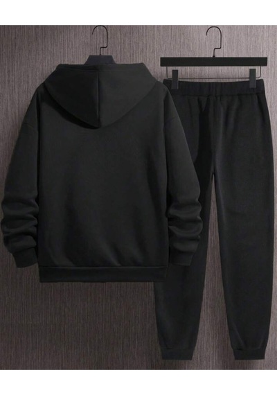 Hunors Sportswear & Company Siyah Erkek Oversize Basic Kapüşonlu Paçası Lastikli Beast Moda Baskılı Pamuklu Eşofman Takımı Siyaah Hunors Sportswear & Company Siyah Erkek Oversize Basic Kapüşonlu Paçası Lastikli Beast Moda Baskılı Pamuklu Eşofman Takımı Siyaah