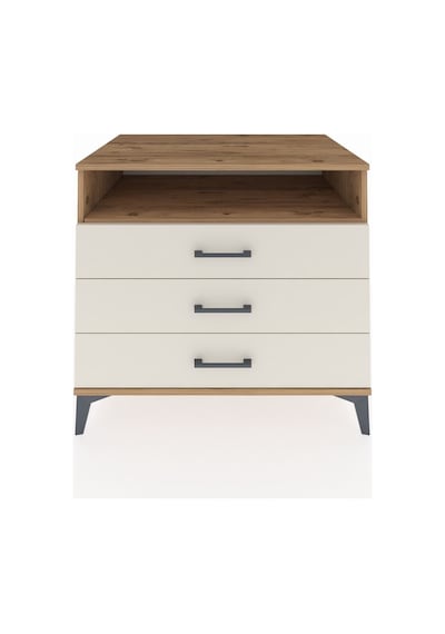 Kronos Şifonyer Tek Raflı 3 Çekmeceli 88x59x80 Çam-aytaşı Çam