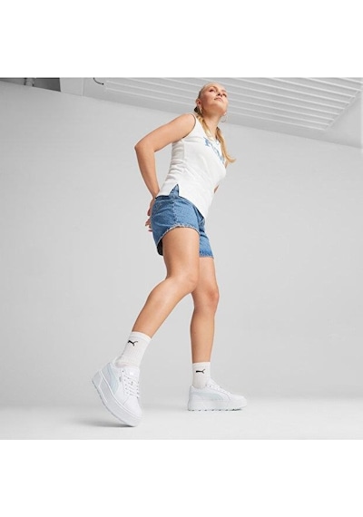 Puma Karmen L 384615 17 Kadın Sneaker Ayakkabı Beyaz A. Yeşil 36-40 001