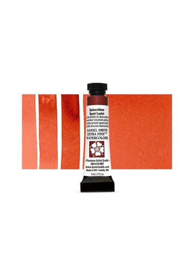 Extra Fine Tüp Suluboya 5 Ml Seri 2 Quinacridone Burnt Scarlet Nocolor-fedc37f3