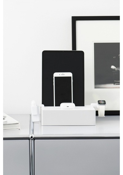 Alldock Wireless Kablosuz Şarj Standı Gümüş/Beyaz Deneme