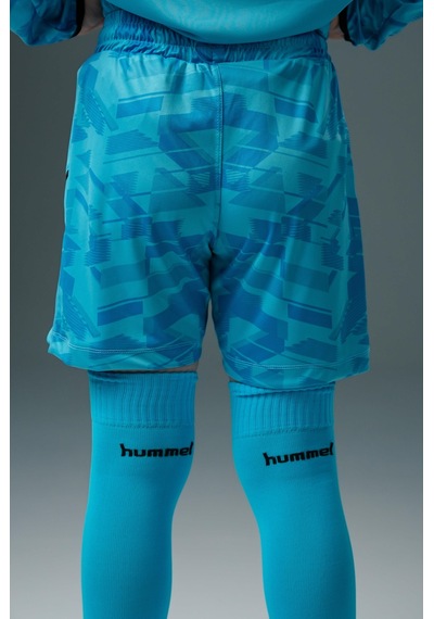 Hummel Line Kaleci Şort Turkuaz Çocuk