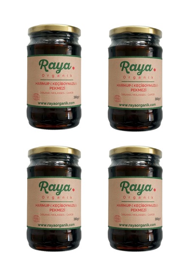 Organik Keçiboynuzu Pekmezi 4 Lü Set 4 X 380 Gr Toplam 1520 Gr 380 G