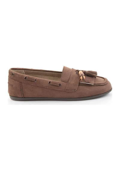Bambi Kahve Kadın Loafer Ayakkabı K01566004972 Kahve