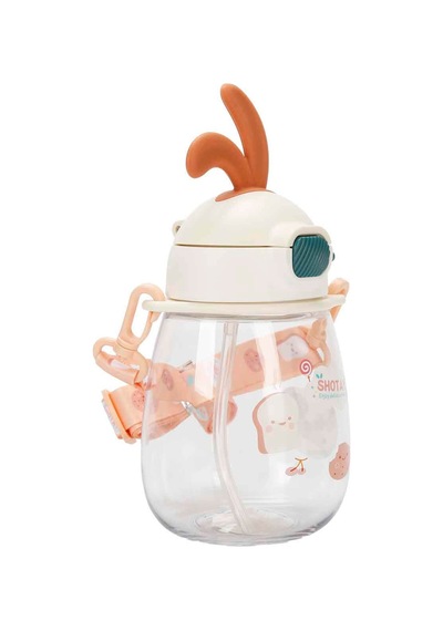 Shotay Rabbıt Tritan Matara 600 Ml Çok Renkli