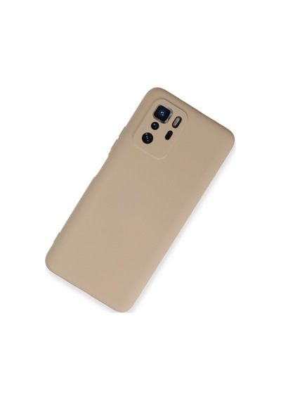 Xiaomi Poco X3 Gt Uyumlu Kılıf Nano İçi Kadife Silikon - Pudra
