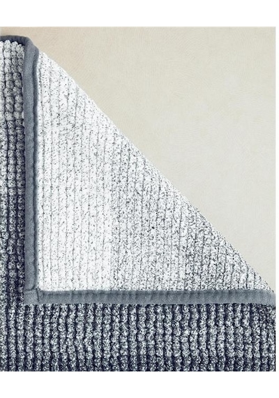 English Home Paige Makarna Banyo Paspası 50x80 Cm Gri Beyaz