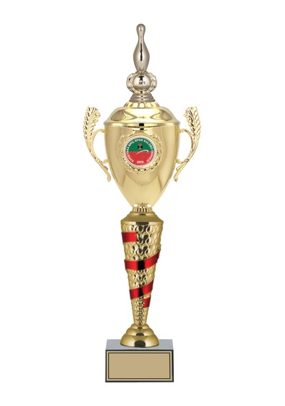 Odak Kupa - Figürlü Kupalar - Bowling / Labut Figürlü Kupalar Fg-082 B - 56 Cm Altın - Beyaz