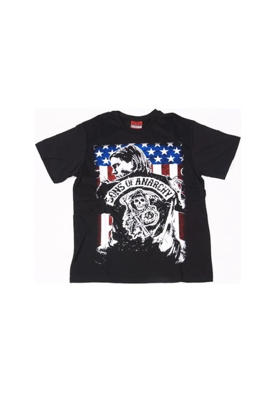 Sons Of Anarchy No:1 Tişört Siyah Çok Renkli