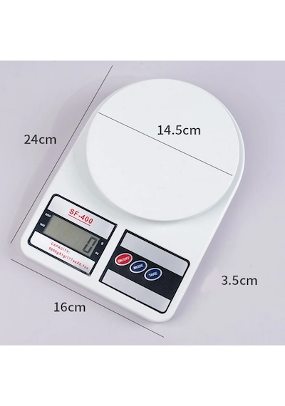 Sf 400 Dijital Mutfak Terazisi 7kg / 1gr Hassas Tartı Kilo Ölçe