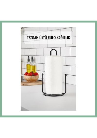 Bşkvirgo Metal Kağıt Havluluk & Dik Havlu Peçetelik Siyah 28 Cm Bsk2026
