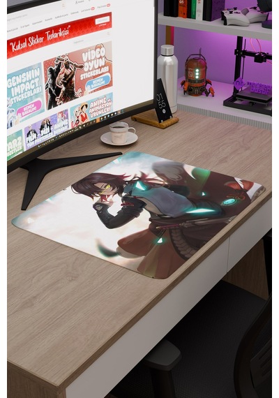 Heizou Genshin Impact Anime Oyuncu V5 - 48x40 Xl Gaming Mouse Pad Fare Altlığı