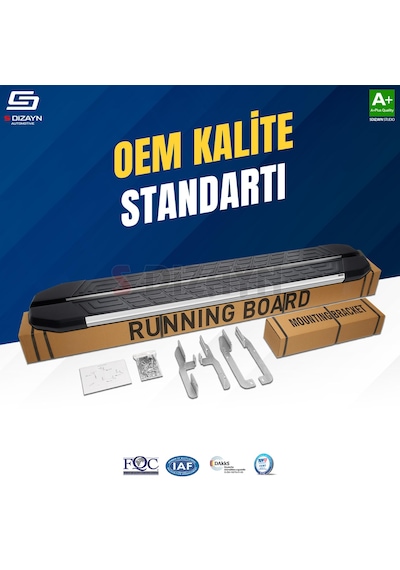 S-dizayn Togg T10x Newline Krom Yan Basamak 203 Cm 2023 Üzeri