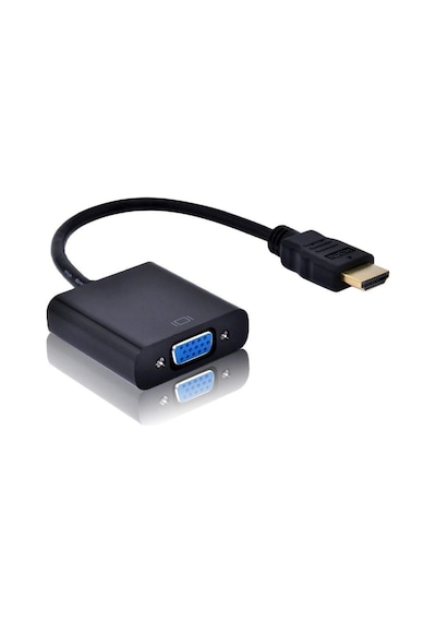 Tablet Projeksiyon Notebook Uyumlu Hdmi To Vga Kablo Siyah (533631532)
