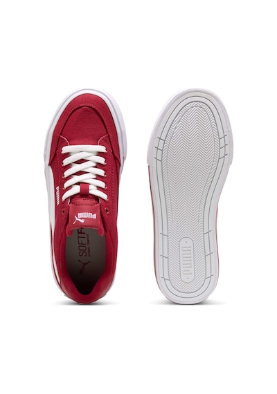 Puma Court Classıc Vulc Platform Kadın Ayakkabı 402329 04 Kırmızı