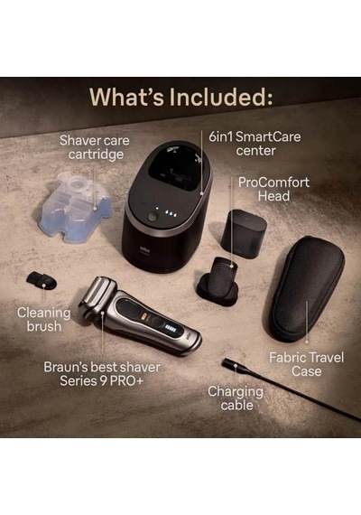 Braun Series 9 Pro+ 6'sı 1 Arada Islak Ve Kuru Tıraş Makinesi 9597cc