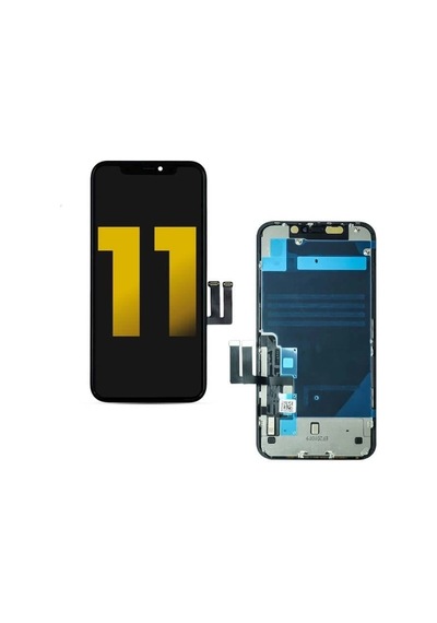 Apple Uyumlu iPhone 11 Lcd Ekran Dokunmatik Siyah Oled Gx