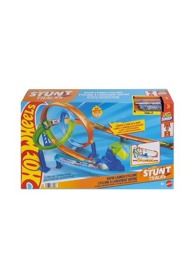 Jhk73 Hot Wheels Hızlı Fırlatma Kasırgası Oyun Seti Çok Renkli