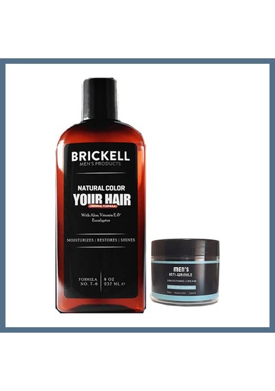 Buradabulabilirsin Brickell Erkeklere Özel Gerçek Saç Ve Sakal Rengine Döndüren Şampuan Erkeklere Için 237 Ml X 2 Ad. Mens Yüz Bakım Kremi İle Bbz