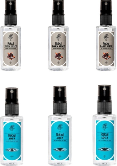 Rebul Kolonya Özel Set Rebul Dark Spice 3 x 50 ML + Rebul Aqua