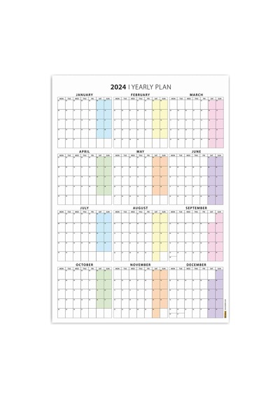 2026 Yıllık Planlayıcı Duvar Takvimi, 2026 Takvim, 2026 Planlayıcı, Büyük Duvar Takvimi