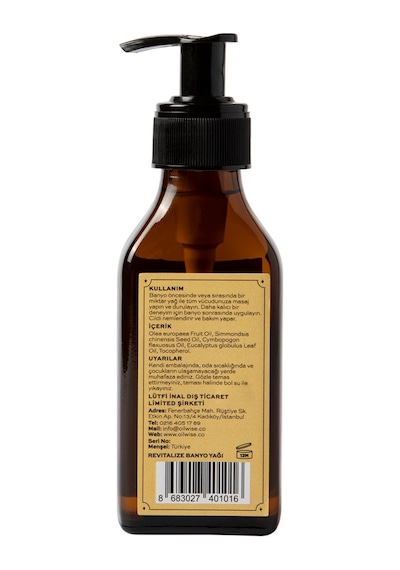 Oilwise Revitalize Banyo Yağı 100 ML