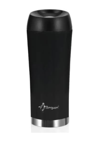 Penguen-3024 Siyah Mug Termos 300ml Siyah