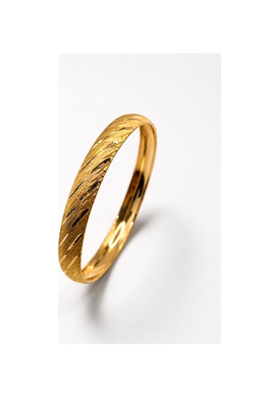 22 Ayar Tse Belgeli 8 Gram Yan Ağaç Kabuğu Ajda Bilezik 8 Mm Gold Altın Bilezik Düğün Nişan