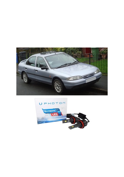 Ford Mondeo Mk1 Led Xenon Uzun Far Ampulü H1 Ultimate 9500 Lumens Yeni Seri Beyaz 1993-1996