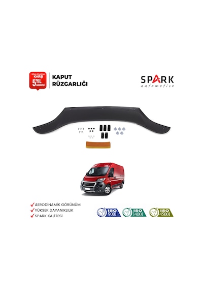 Fiat Ducato 2014- Yılı Ve Sonrası Uyumlu Kaput Rüzgarlığı 4mm