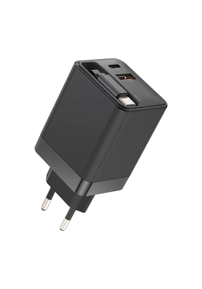 65w Süper Hızlı Şarj Cihazı Dahili Type-c Kablo Usb-c & Usb-a Çıkış Çoklu Cihaz Desteği Belirtilmemis