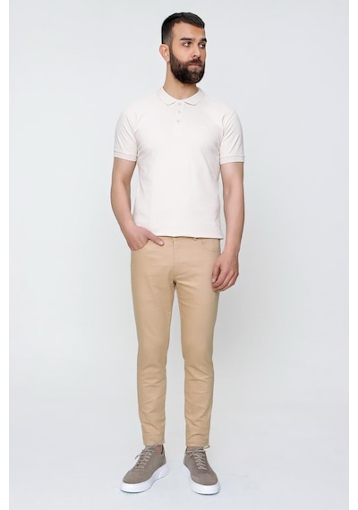 Efor P 1089 Slim Fit Camel Spor Pantolon Camel