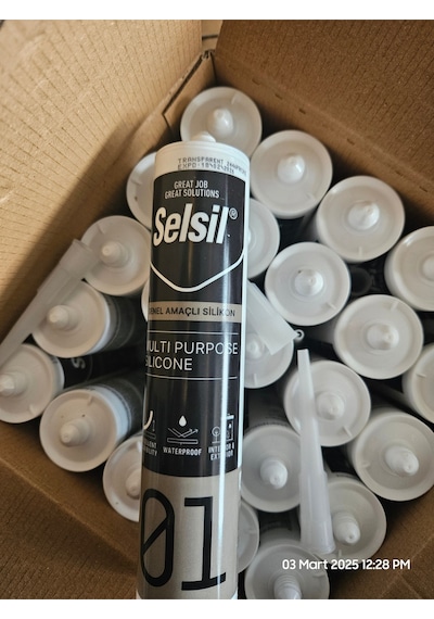 Selsil Şeffaf Silikon 4 Adet
