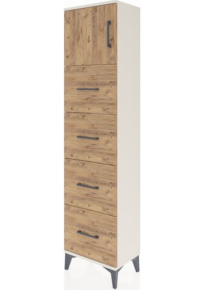 Arges Dolap Tek Raflı 4 Çekmeceli Tek Kapaklı 44x30x182 Aytaşı-çam Atlas Çam Arges Dolap Tek Raflı 4 Çekmeceli Tek Kapaklı 44x30x182 Aytaşı-çam Atlas Çam